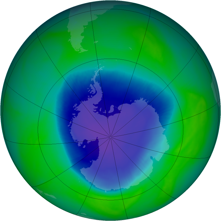 Ozone Map 2007-11-16